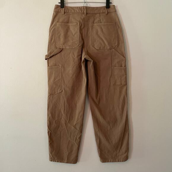 Aritzia Wilfred Brown Brennan Cargo Pants High Waisted Utility Women's size 8 - Picture 4 of 12